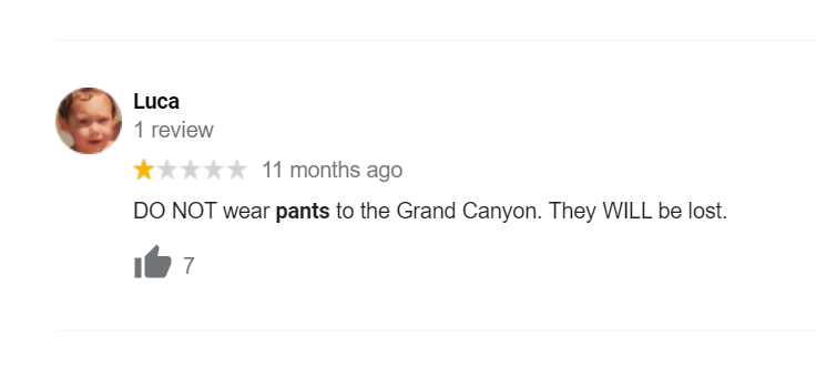 Grand Canyon Reviews